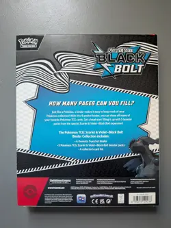 Pokemon TCG Black Bolt & White Flare Binder Collection Box Factory Sealed - Image 2