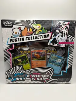 Pokemon TCG Black Bolt & White Flare Poster Collection Brand New & Sealed - Image 1