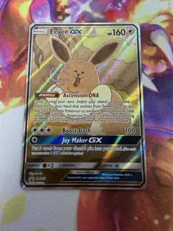 Pokemon TCG Sun & Moon Black Star Promo Eevee GX SM233 Mint - Image 1