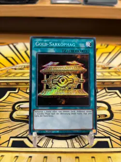 Yugioh Gold Sarcophagus RA02-EN052 Secret Rare - Image 1