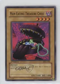 Man-Eating Treasure Chest European 1st Ed. YuGiOh Magic Ruler Booster #MRL-E106 - Image 1