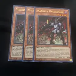 3x Machina Unclaspare 1st Edition Ultra Rare MP22-EN014 Yu-Gi-Oh! - Image 1