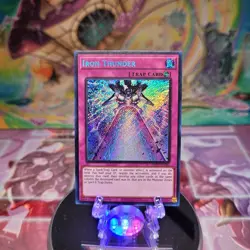 Iron Thunder PHNI-EN080 1st Edition Secret Rare NM Yugioh - Image 1