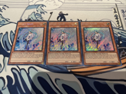 Yugioh Effect Veiler Secret Rare RA01-EN003 x3 Near Mint 1st Edition - Image 1