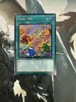 Yugioh Fossil Dig Secret Rare RA01 - Image 1