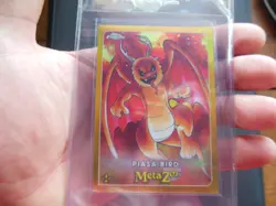 MetaZoo Topps Chrome Piasa Bird 38/50 Gold Refractor Card - Image 1