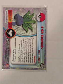 Oddish Topps Chrome #43 Pokemon Card - Image 2