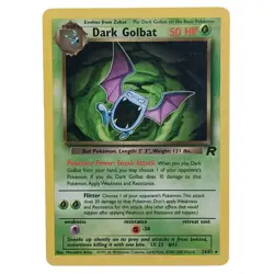 Dark Golbat Vintage Team Rocket Rare Non Holo Pokemon Card 24/82 (NM) - Image 1