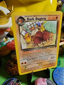 Pokemon TCG Vintage 2000 Team Rocket Dark Dugtrio 23/82 NM/M Non Holo Rare Card - Image 2
