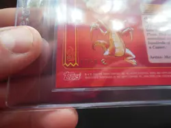 MetaZoo Topps Chrome Piasa Bird 17/50 Gold Refractor Card - Image 3