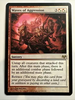 Waves of Aggression Eventide Regular 2008 Magic: The Gathering Card NM - Image 1
