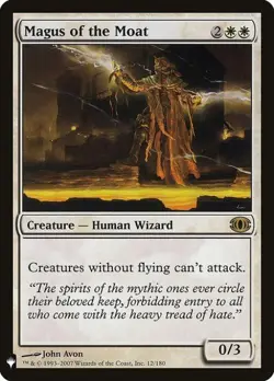 Magus of the Moat - Light Play MTG Mystery Booster - Image 1