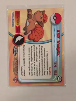 Vulpix Topps Chrome #37 Pokemon Card - Image 1