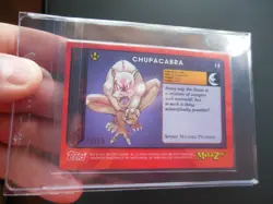 MetaZoo Topps Chrome Chupacabra 22/25 Orange Refractor Card - Image 2
