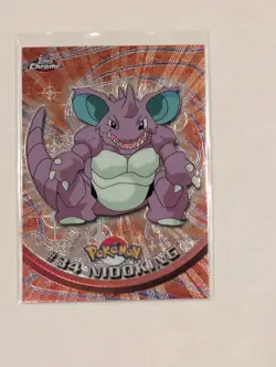 Nidoking Topps Chrome #34 Pokemon Card - Image 1