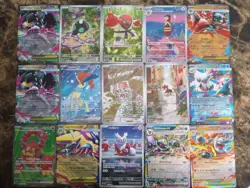 Pokemon Mega Evolutions Illustration Rare Lot of 15 IR-Full Art Cards. - Image 1