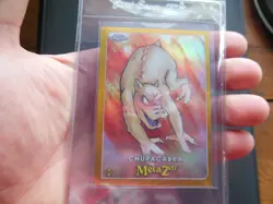 MetaZoo Topps Chrome Chupacabra 14/50 Gold Refractor Card - Image 1