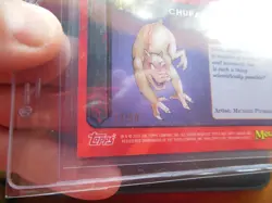 MetaZoo Topps Chrome Chupacabra 14/50 Gold Refractor Card - Image 3