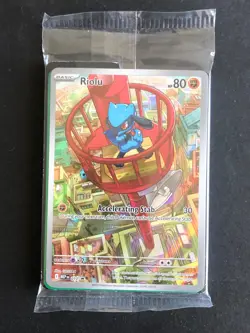 Pokemon Cards Sealed Regular Promo Not PC Riolu and... - Image 1
