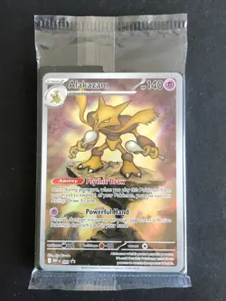 Pokemon Cards Sealed Regular Promo Not PC one Alakazam and... - Image 1
