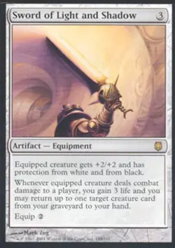 Sword of Light and Shadow - Heavy Play MTG Darksteel - Image 1