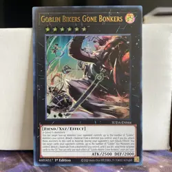 1ST EDITION GOBLIN BIKERS GONE BONKERS 2025 SUDA-EN044 YUGIOH CARD (NM) - Image 1