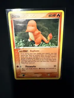 Pokemon TCG Ditto Charmander Delta Species Card 61/113 LP - Image 1