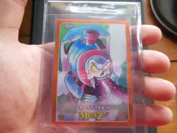 MetaZoo Topps Chrome Ghost Train 12/25 Orange Refractor Card - Image 1
