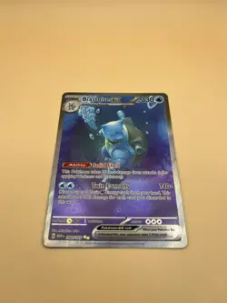 Pokemon TCG Blastoise EX Scarlet & Violet 151 Card 200/165 Near Mint Condition - Image 1