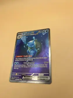Pokemon TCG Blastoise EX Scarlet & Violet 151 Card 200/165 Near Mint Condition - Image 2