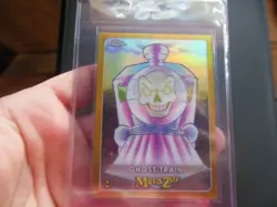MetaZoo Topps Chrome Ghost Train 40/50 Gold Refractor Card - Image 1