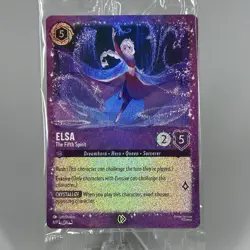 Elsa The Fifth Spirit 6/P3 [Glitter Foil] Sealed Promo Card Disney Lorcana NM/M - Image 1