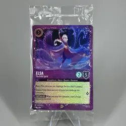 Elsa The Fifth Spirit 6/P3 [Glitter Foil] Sealed Promo Card Disney Lorcana NM/M - Image 3