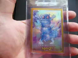 MetaZoo Topps Chrome Chibi Mothman 30/50 Gold Refractor Card - Image 1