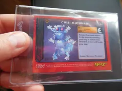 MetaZoo Topps Chrome Chibi Mothman 30/50 Gold Refractor Card - Image 2