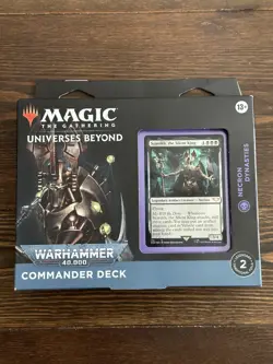 MTG Universes Beyond: Warhammer 40k - Necron Dynasties Commander Deck - Sealed - Image 1