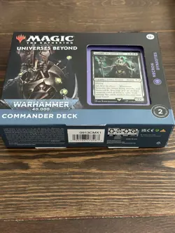 MTG Universes Beyond: Warhammer 40k - Necron Dynasties Commander Deck - Sealed - Image 3