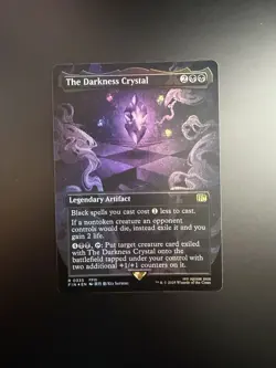 MTG Final Fantasy English The Darkness Crystal Borderless 0335 Foil - Image 1
