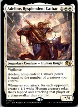 Adeline, Resplendent Cathar (Anime) R Foundations Jumpstart 57 NM - Image 1