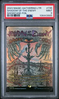 2023 MTG LTR SHADOW OF THE ENEMY #735 (M) Lord Of The Rings - MINT PSA 9 - Image 1