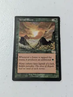 MTG Vernal Bloom - Urza's Saga NM - Image 1