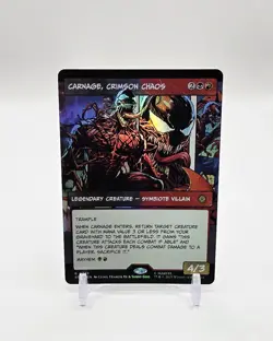Carnage, Crimson Chaos Rare Foil Magic The Gathering TCG Marvel's Spider-Man 227 - Image 1