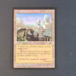 MTG - 1x Ghost Town -Tempest - NM/LP - Vintage Land - Magic The Gathering - Image 2