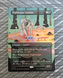 Nightscape Familiar (Rainbow FOIL) MTG Secret Lair Drop Prismatic Nightmares SLD - Image 1
