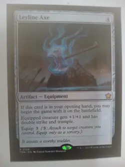 Leyline Axe NM Foundations Rare Magic The Gathering Card - Image 1
