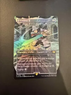 Excalibur II Final Fantasy Borderless Foil Rare - Image 1