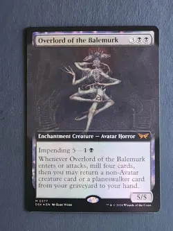 Overlord of the Balemurk (Extended Art) Duskmourn: House of Horror Foil - Image 1