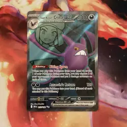 Team Rocket's Crobat ex 217/182 Pokemon TCG Destined Rivals Holo Rare NM - Image 1