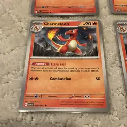 Lot of (5) Pokemon TCG: Scarlet & Violet - Paldean Fates - Charmeleon 008/091 - Image 3