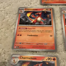 Lot of (5) Pokemon TCG: Scarlet & Violet - Paldean Fates - Charmeleon 008/091 - Image 5